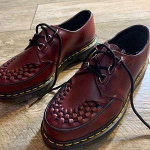 COPY - Brand New Burgundy Low Top Doc Martens